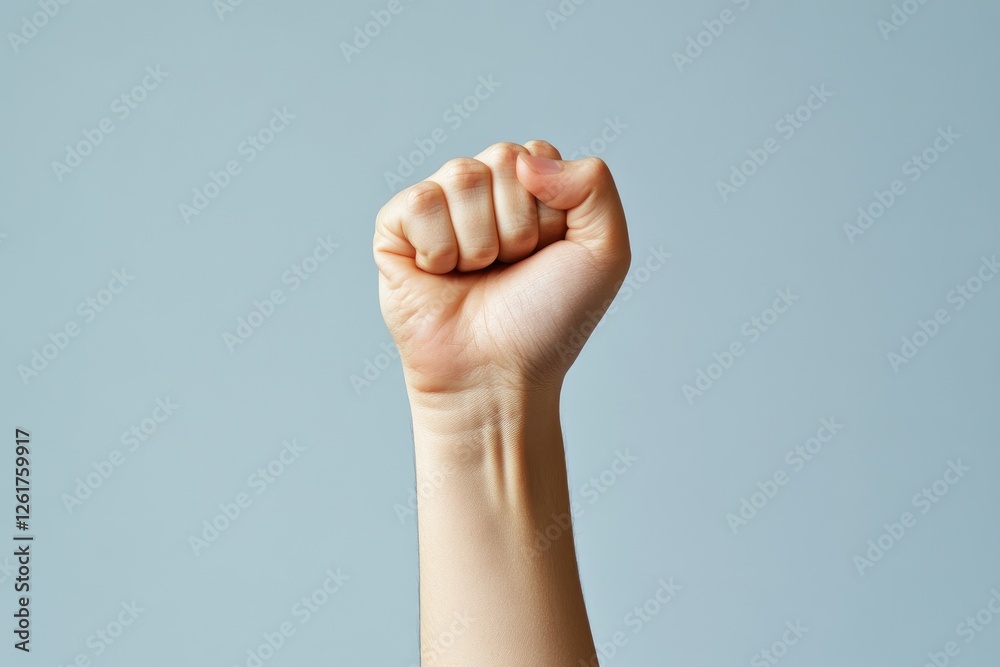 A Close Up Image Of A Single Human Fist A Close Up Image Of A Single Human Fist