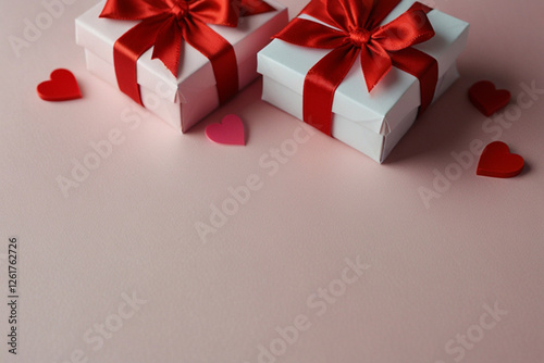 gift box with red ribbon