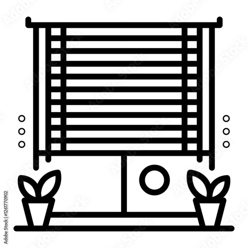 Blinds Vector Icon