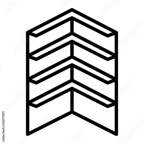 Corner Shelf Vector Icon