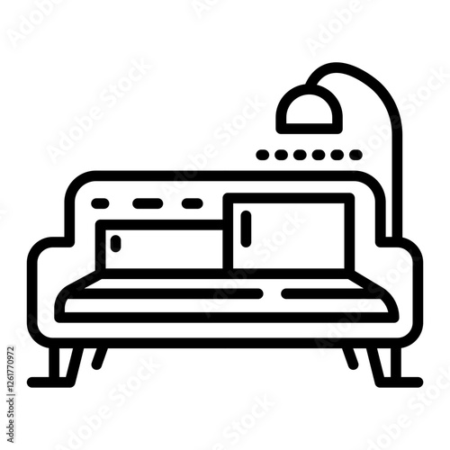 Daybed Vector Icon