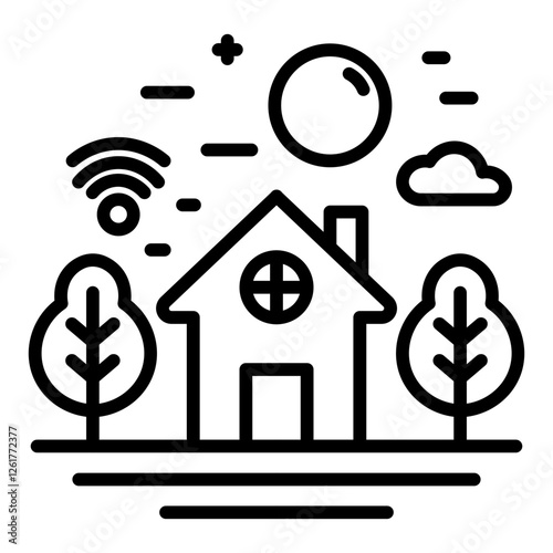 Smart Home Vector Icon