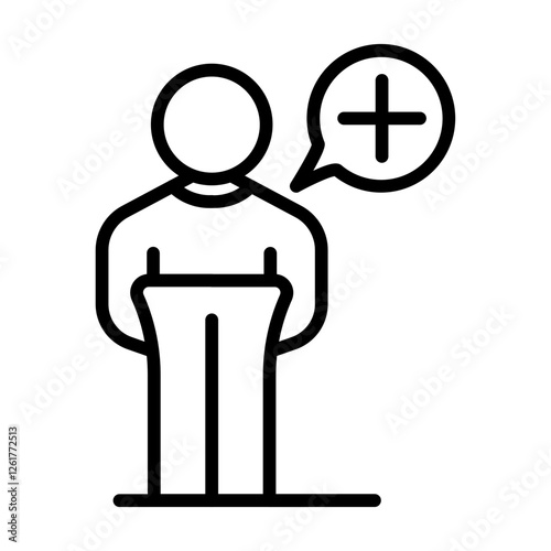 Confession Vector Icon