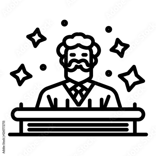 Grand Jury Vector Icon
