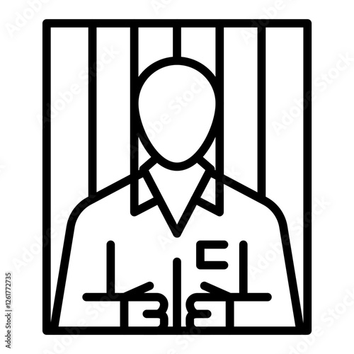Inmate Vector Icon
