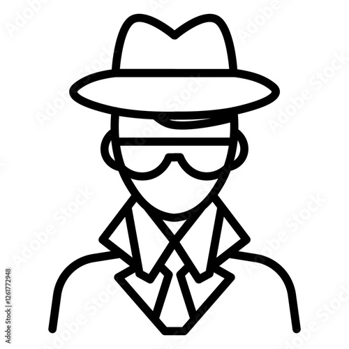 Undercover Agent Vector Icon