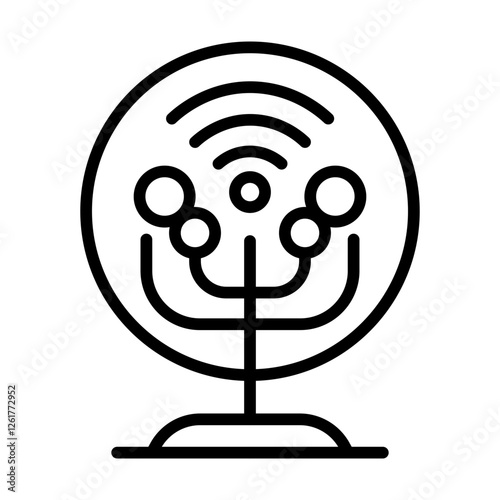Wiretap Vector Icon