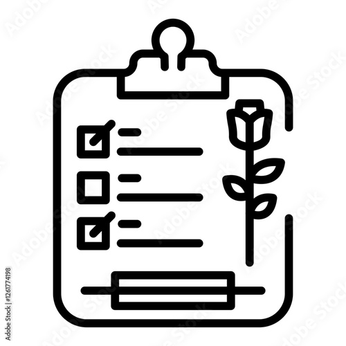 Guest List Vector Icon