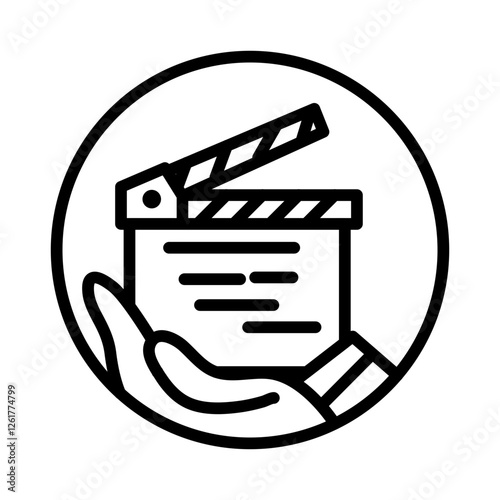 Film Distributor Vector Icon