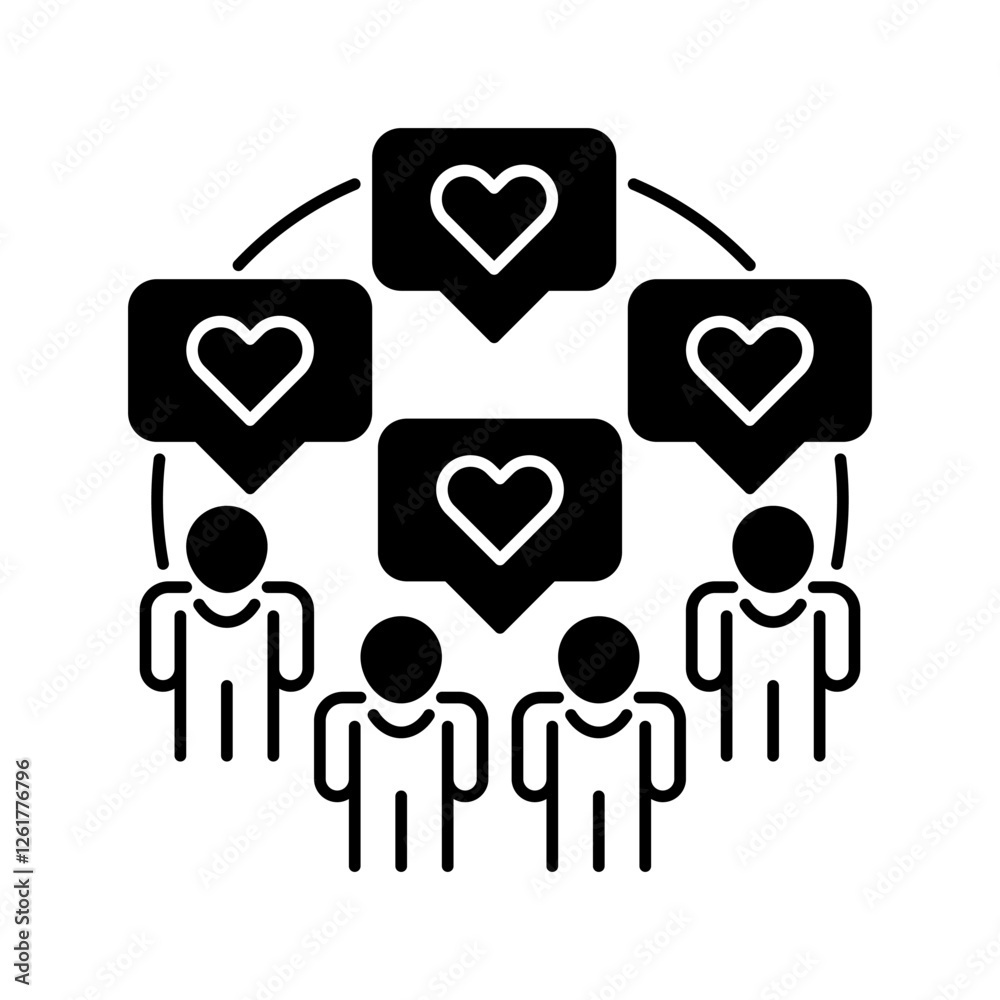 Social Interaction line icon. Universal creative premium symbol. Vector sign icon logo template. Vector illustration Social Interaction line icon. Universal creative premium symbol. Vector sign icon logo template. Vector illustration