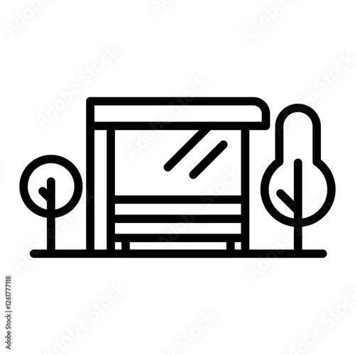 Bus Shelter Icon