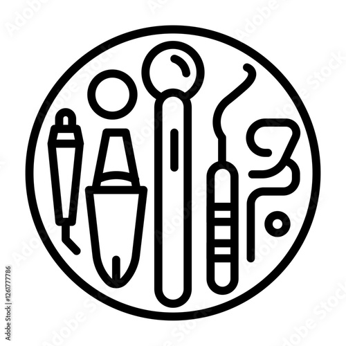 Dental Diagnostic Tools Icon