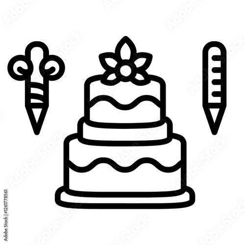 Customized Cake Topper Icon