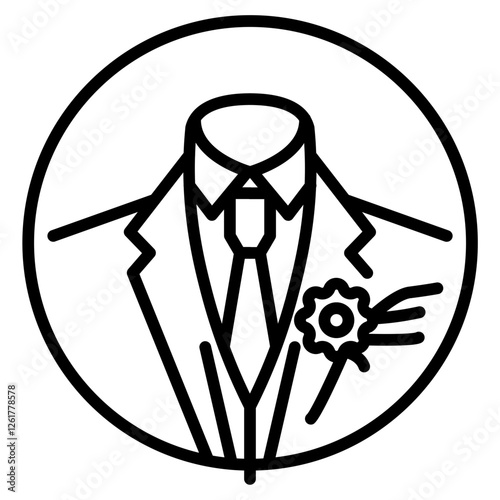 Grooms Boutonniere Icon