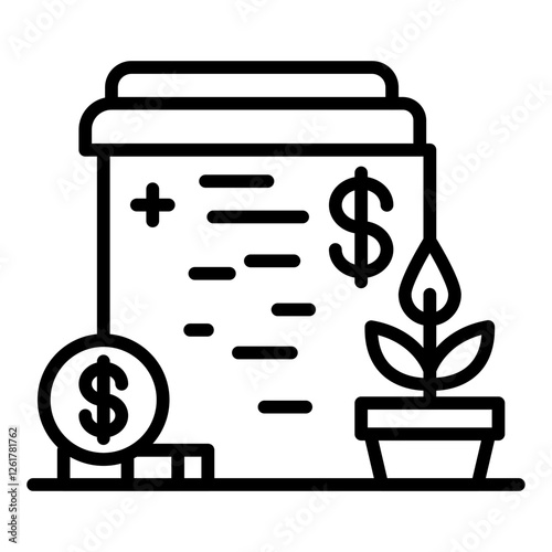 Financial Ledger Icon