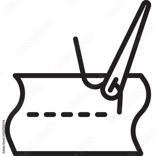 Tacking Vector Icon