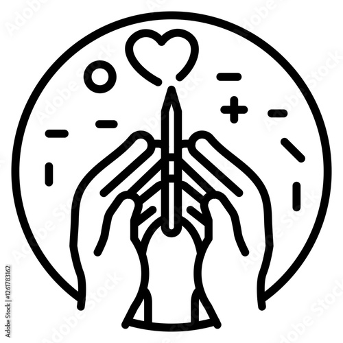 Self Harm Prevention Icon