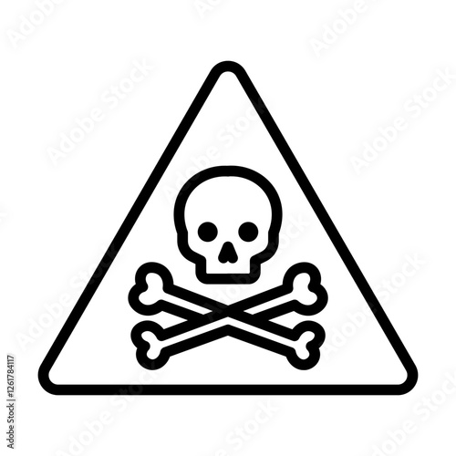Chemical Hazard Label Icon
