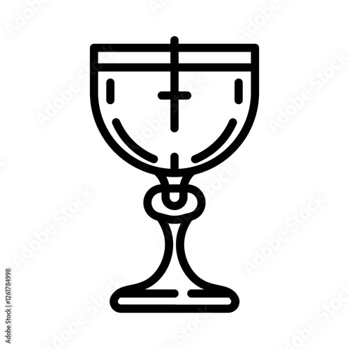 Golden Chalice Icon