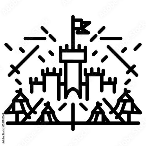 Medieval Battlefield Icon