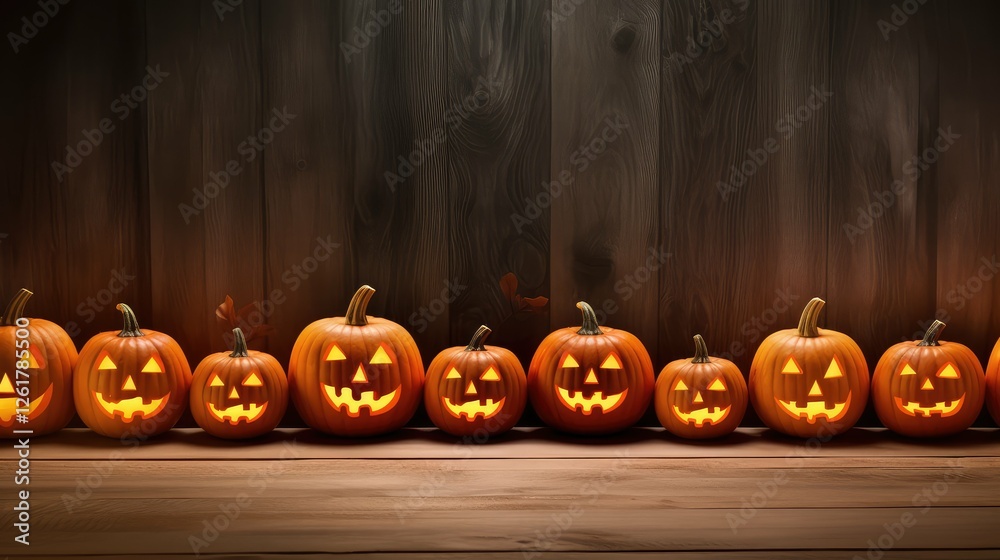 Fototapeta premium festive orange halloween background