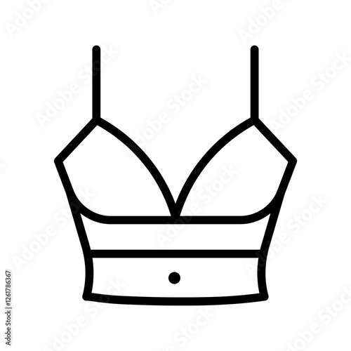 Crop Top Icon