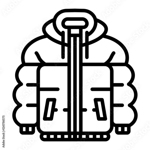 Puffer Jacket Icon