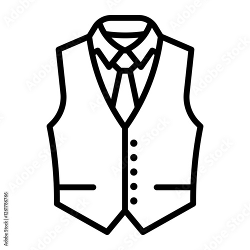 Waistcoat Icon