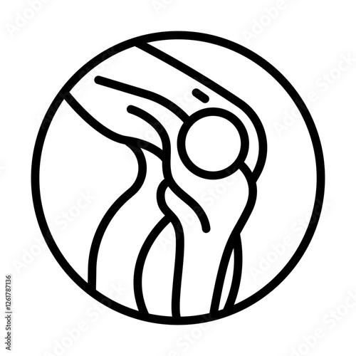 Knee Folds Icon