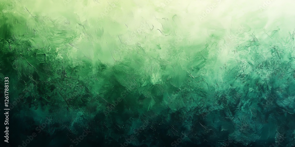 Fototapeta premium Bright Green Gradient with a Grainy Texture, Generative AI