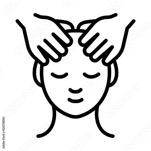 Scalp Massage Icon