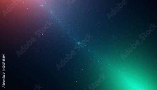 Cosmic light show outer space digital art galactic environment wide-angle view ethereal beauty