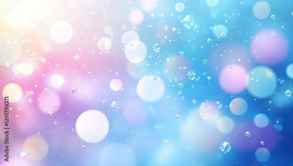 Ethereal Bokeh and Bubble Abstract Background Ethereal Bokeh and Bubble Abstract Background