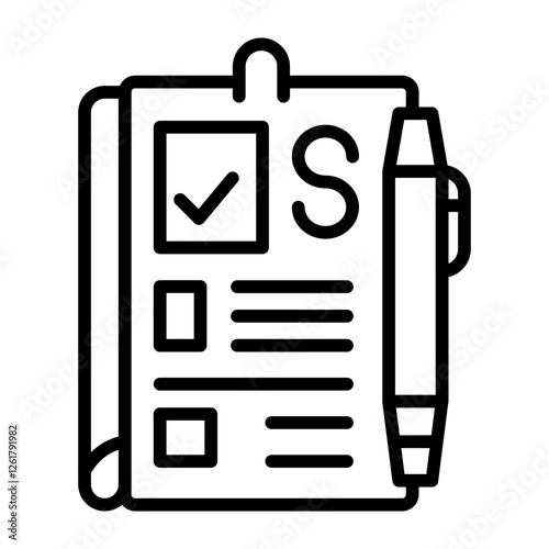 Customs Declaration Icon