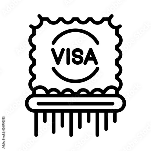 Visa Stamp Icon