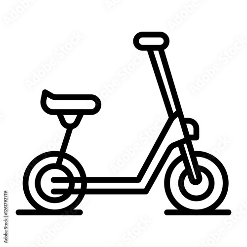 Electric Scooter Icon