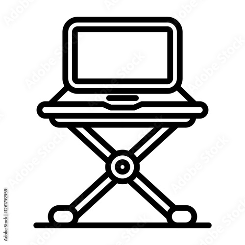 Laptop Stand Icon