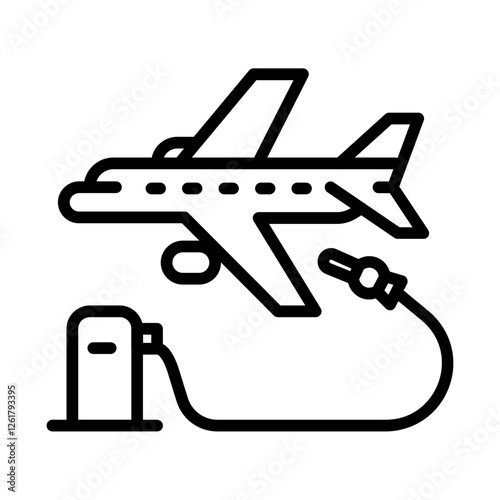Aircraft Refueling Icon