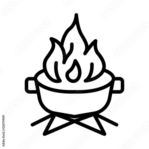 Campfire Pot Icon