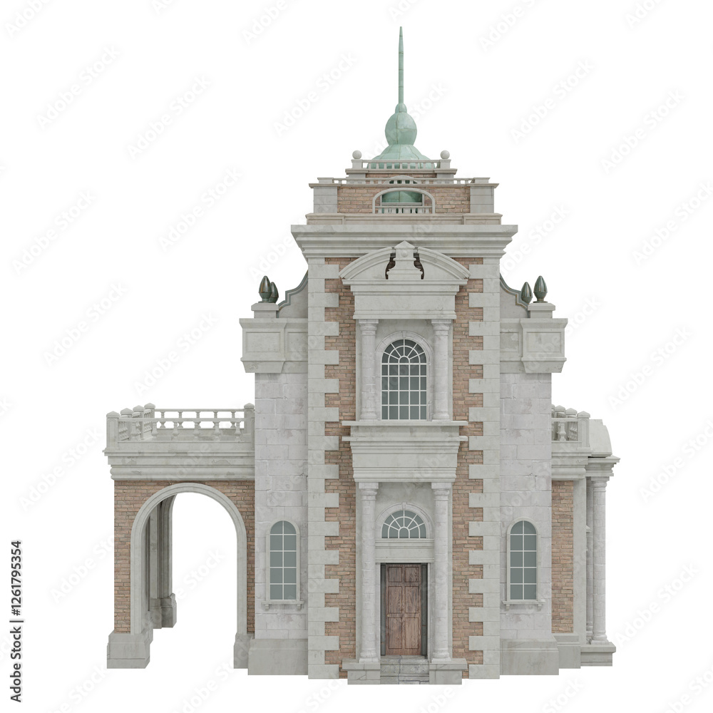 Obraz premium Colonial Building