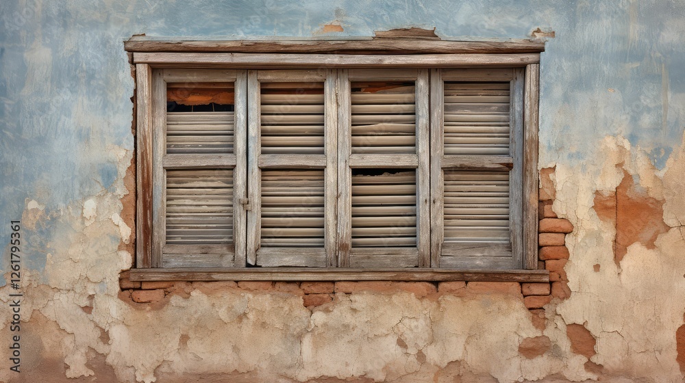 Fototapeta premium paint wood window