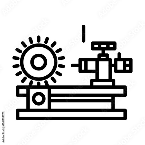 Metal Lathe Icon