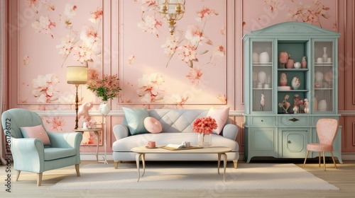 vintage wall room background