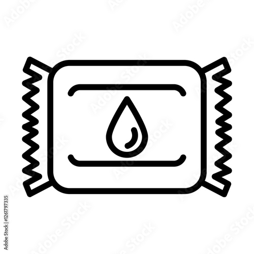 Wet Wipes Vector Icon
