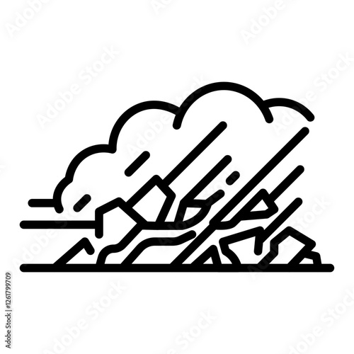 Debris Flow Icon