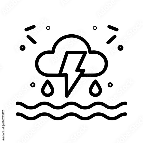 Flash Flood Icon