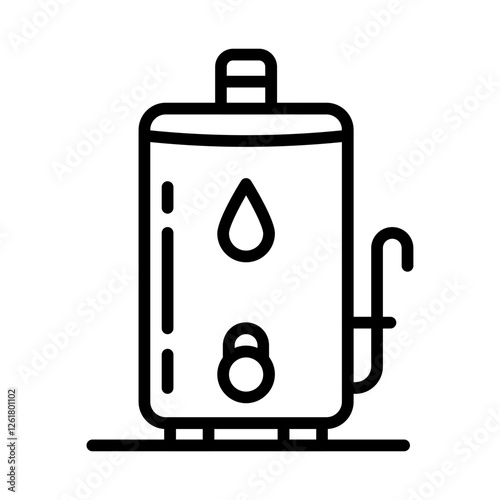 Smart Water Heater Icon