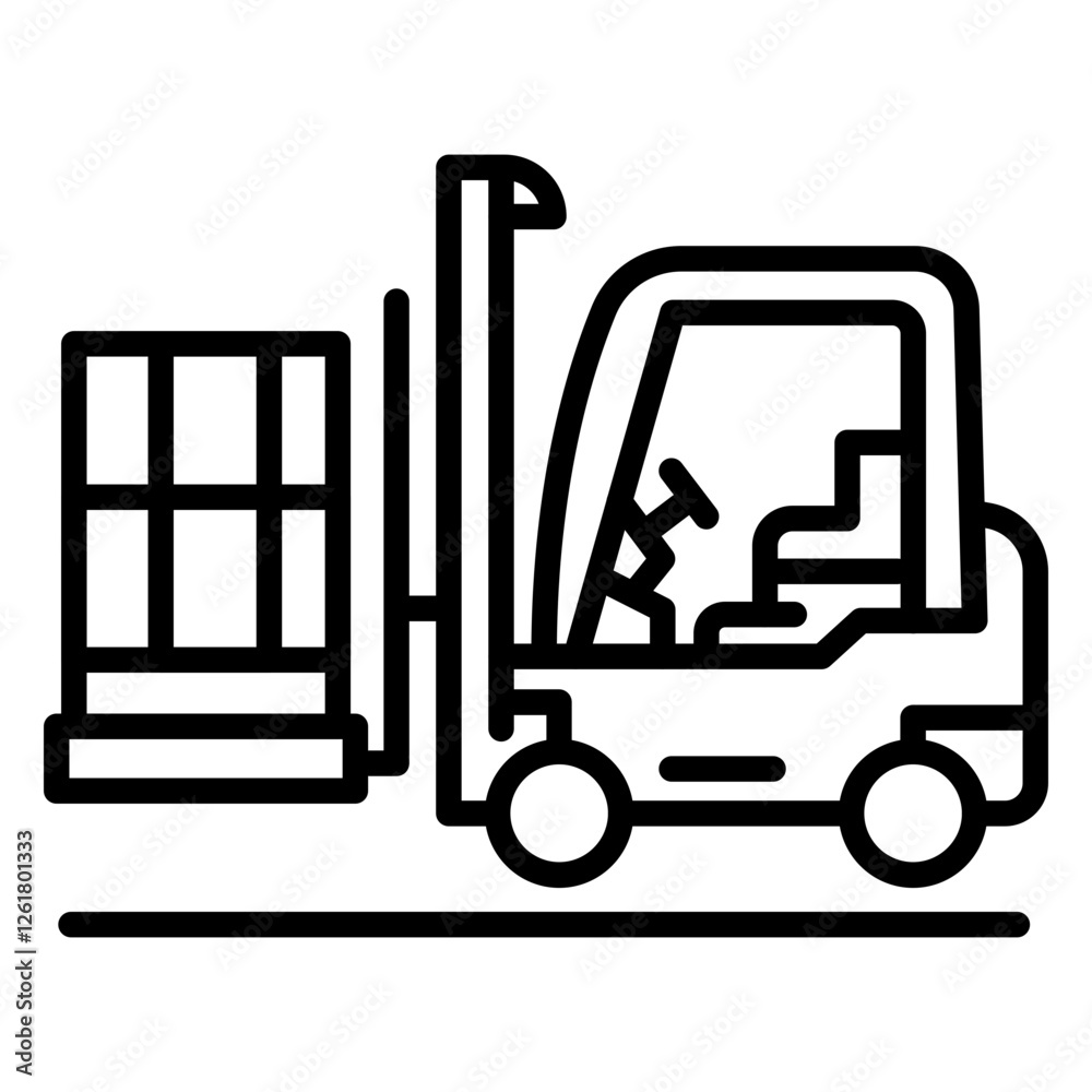 Cross Docking Vector Icon
