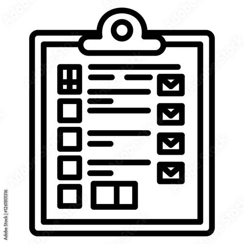 Cargo Manifest Vector Icon