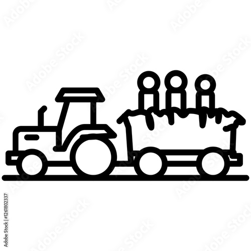 Hayride Vector Icon